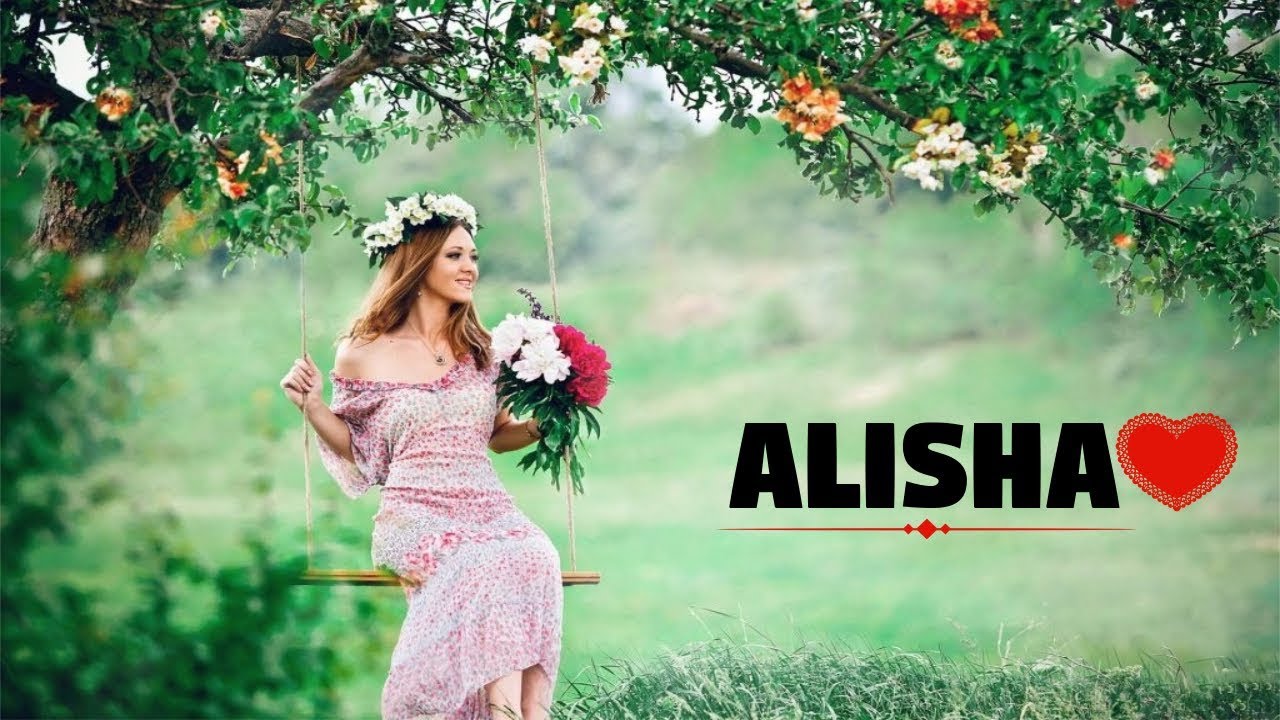 Alisha Name Whatsapp Status❤ ❤ ❤ - Good Morning With Girl , HD Wallpaper & Backgrounds