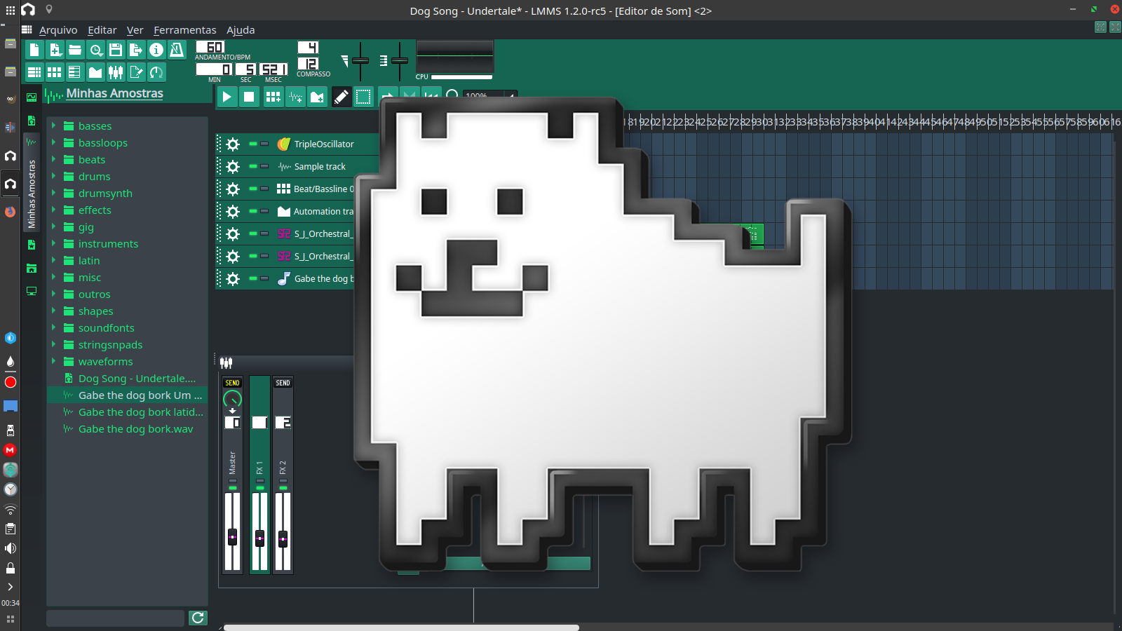 Create Songs With Lmms - Toby Fox , HD Wallpaper & Backgrounds