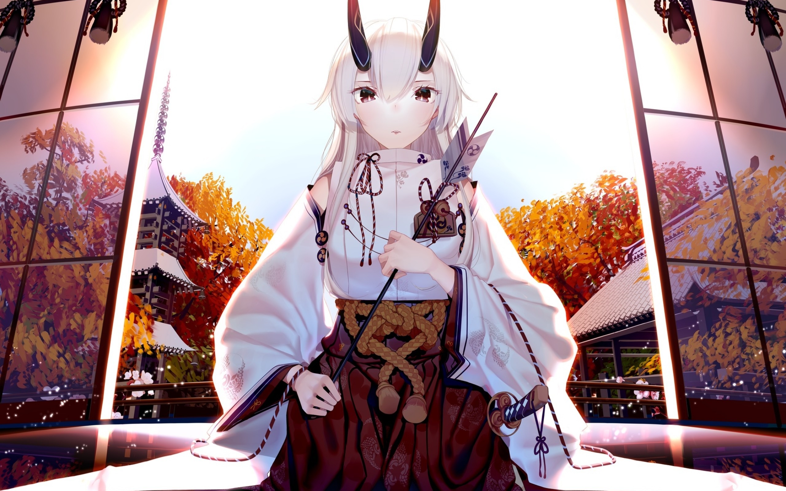 Tomoe Gozen, Fate Grand Order, White Hair, Arrow, Traditional - Fate Tomoe Gozen , HD Wallpaper & Backgrounds
