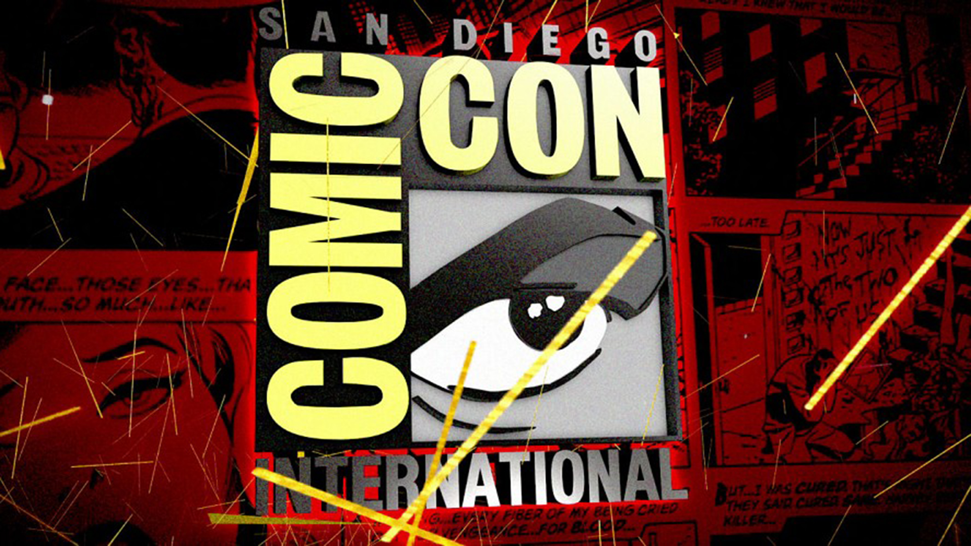 Comic-con Wallpaper Hd - Comic Con Logo 1080p , HD Wallpaper & Backgrounds
