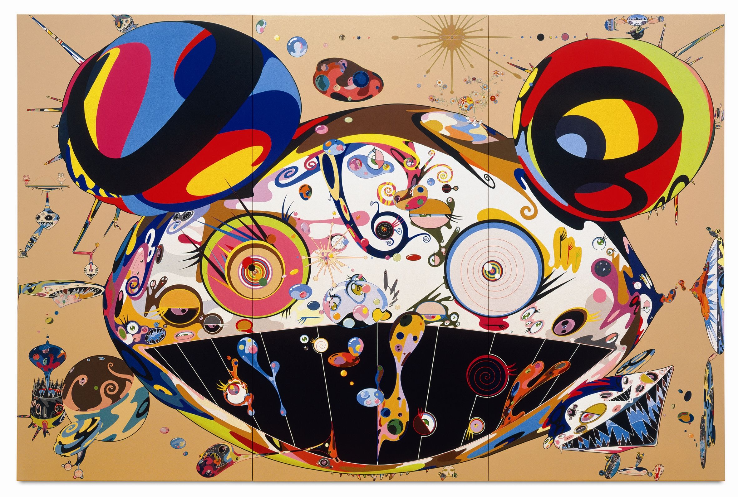 Takashi Murakami Wallpaper - Japanese Pop Culture Art , HD Wallpaper & Backgrounds