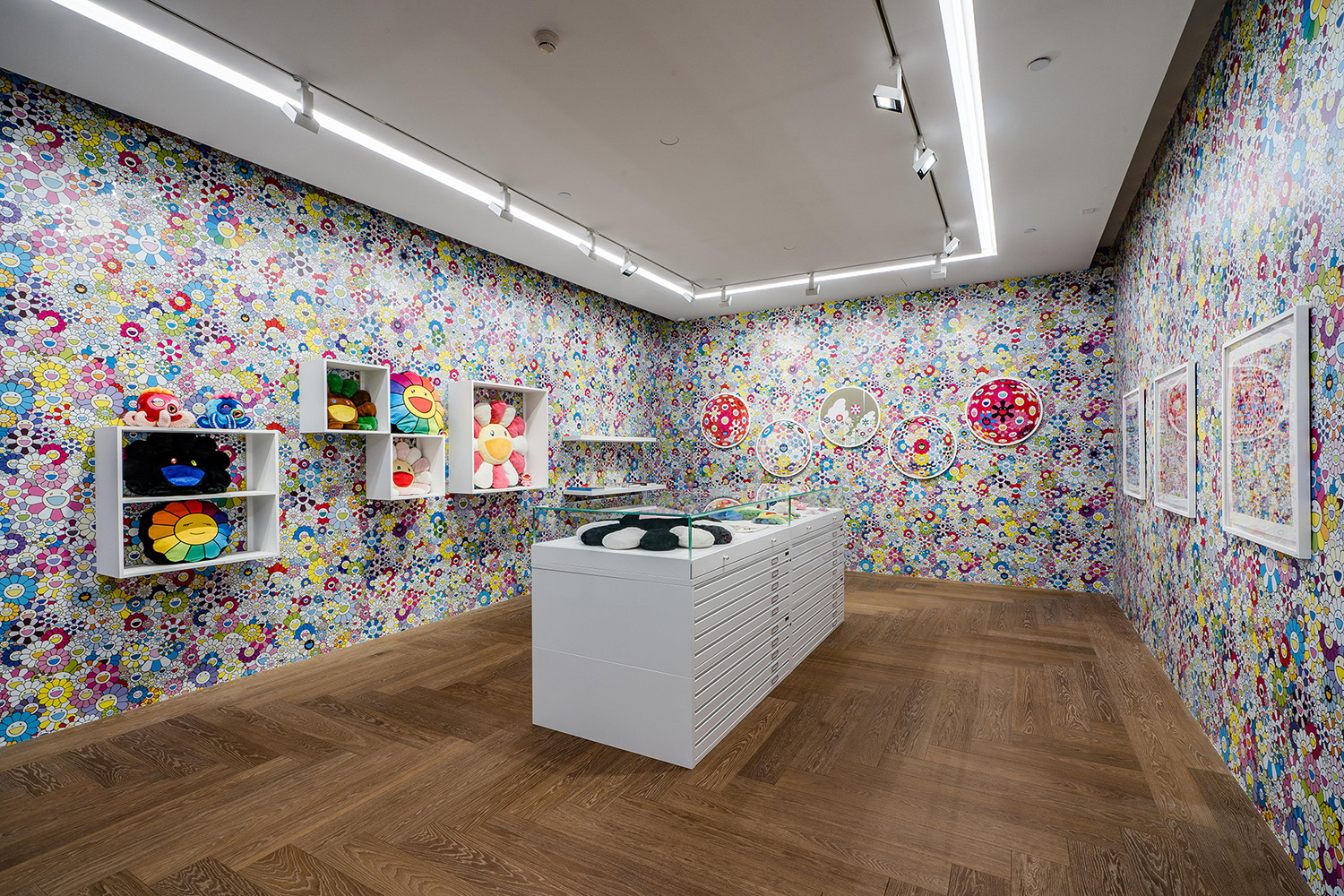 Installation View Of Takashi Murakami's Kawaii Shop - Takashi Murakami In Wonderland , HD Wallpaper & Backgrounds
