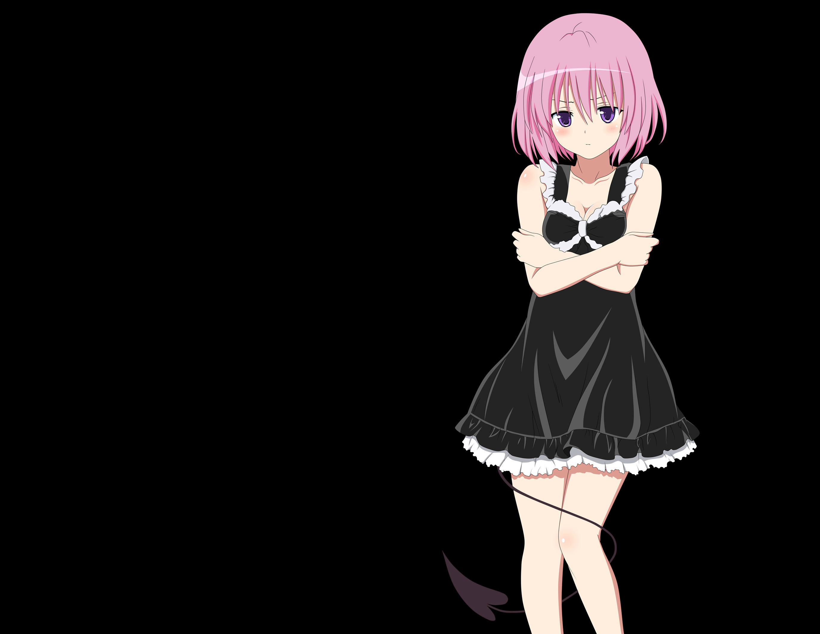 To Love Ru To Love Ru Darkness Transparent Vector Wallpaper - Momo To Love Ru Maid , HD Wallpaper & Backgrounds