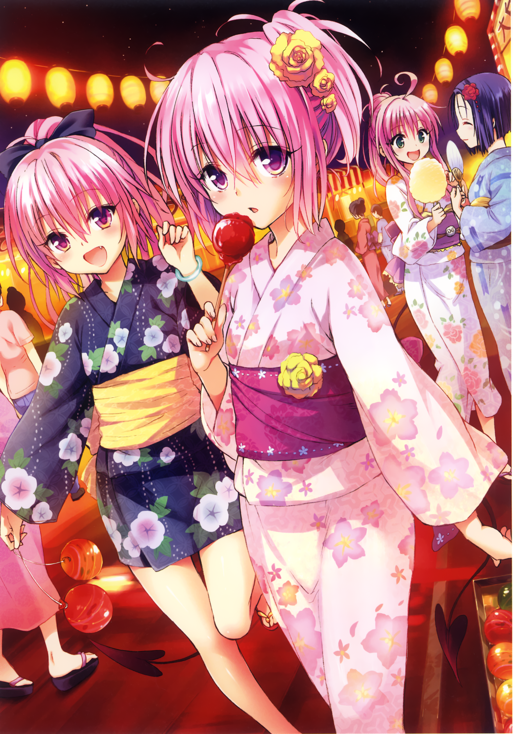 Image - Love Ru Momo Kimono , HD Wallpaper & Backgrounds