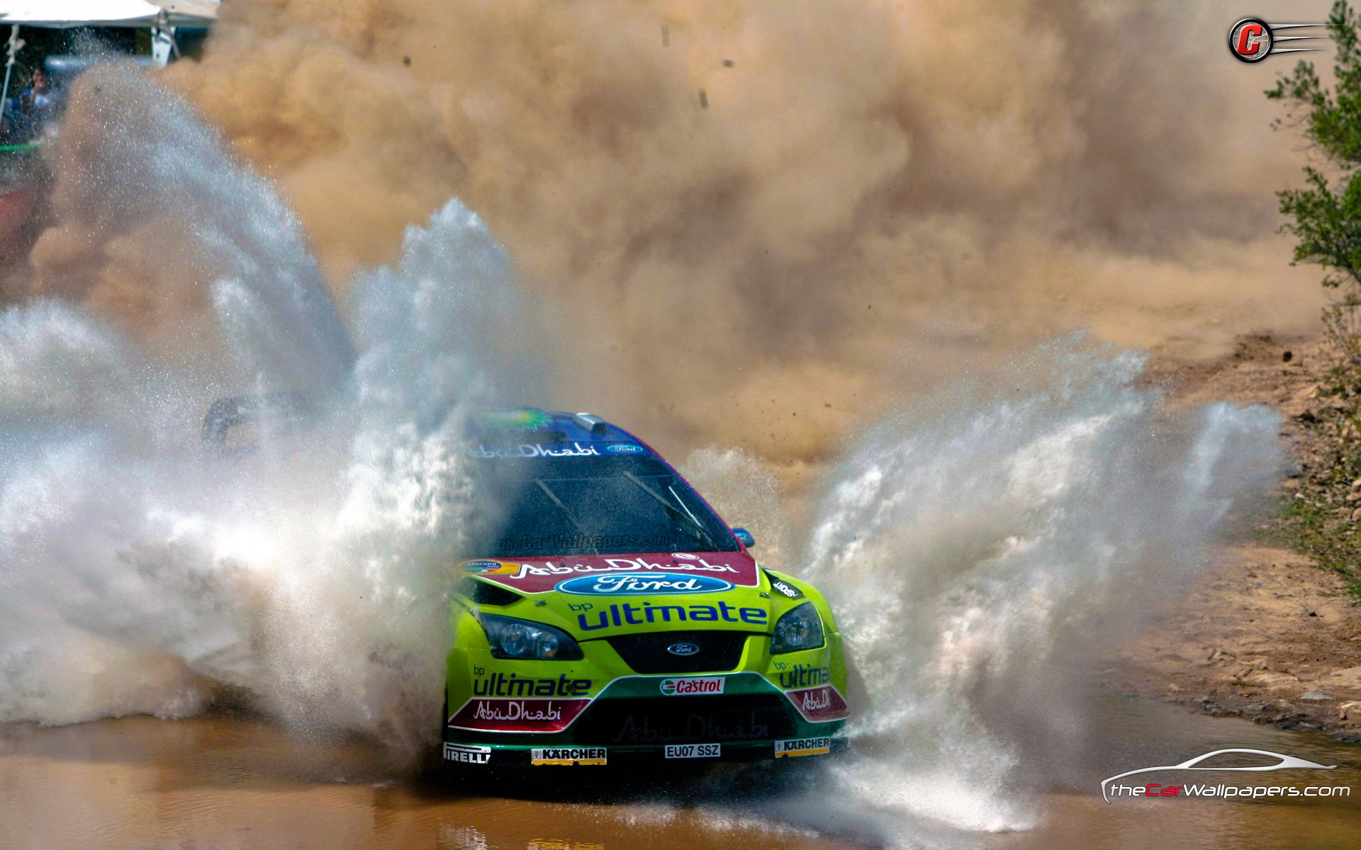 Rally Car Wallpaper, Download Photo, Rally, Splashes, - Mikko Hirvonen , HD Wallpaper & Backgrounds
