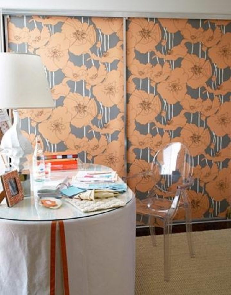 I Should Cover My Ugly Sliding Closet Doors With Beautiful Cover