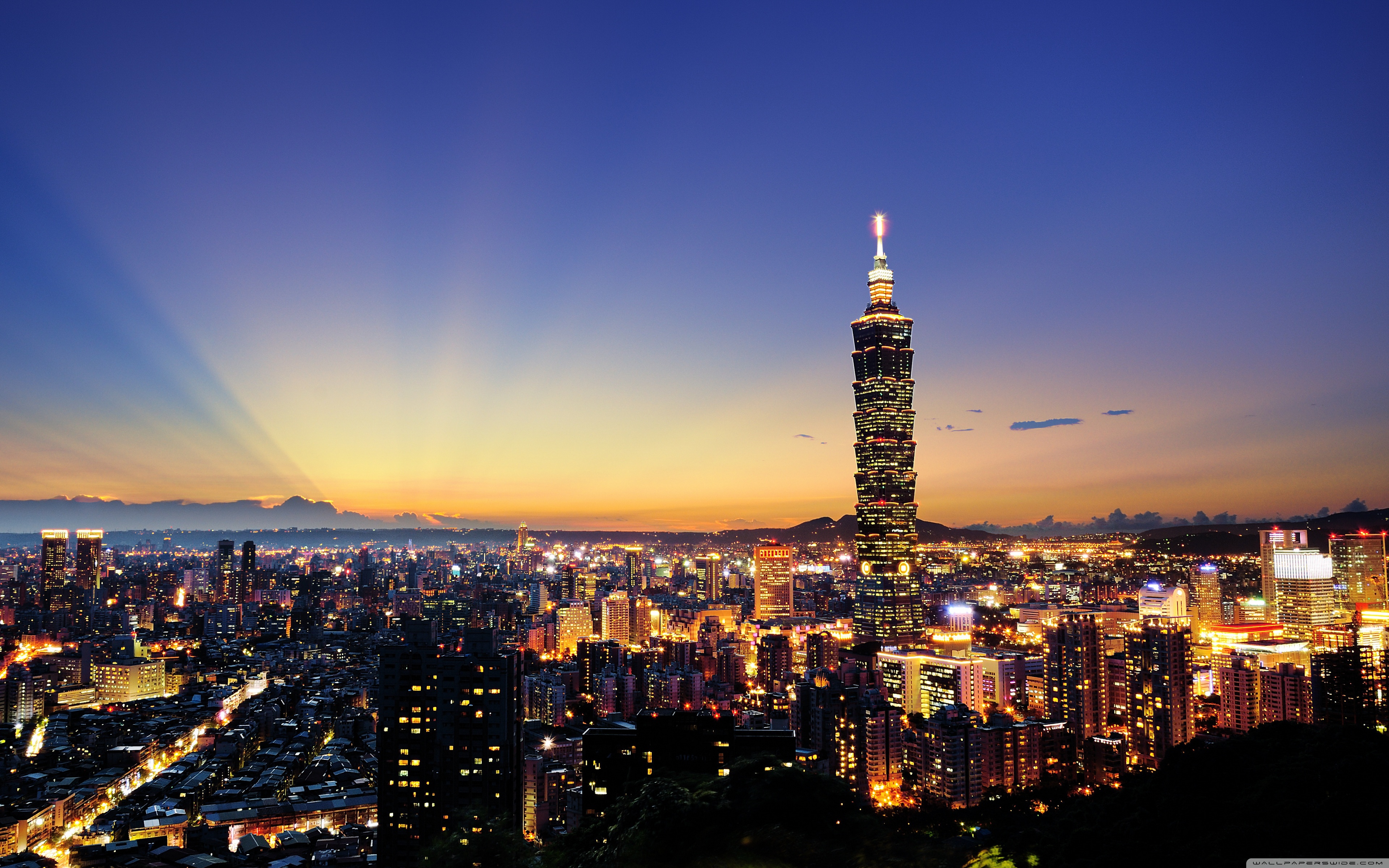 Wide - Taipei 101 , HD Wallpaper & Backgrounds
