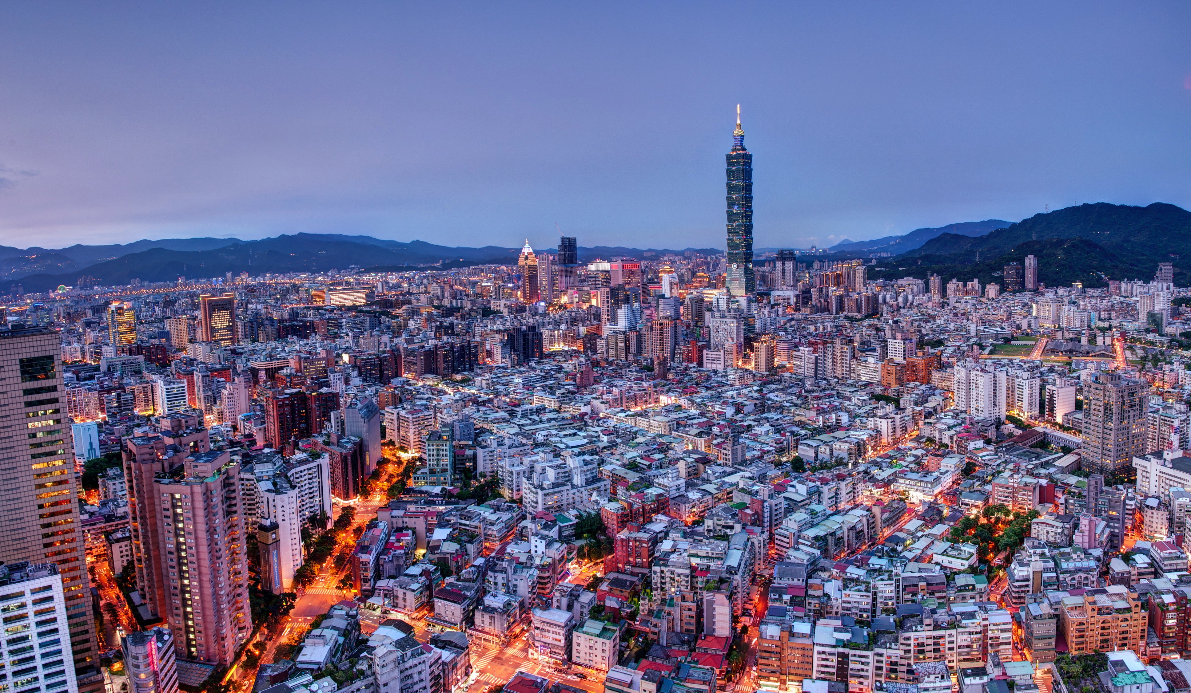Cityscape City Taipei 101 Taiwan Wallpaper Capital City Of Taiwan Hd Wallpaper Backgrounds Download