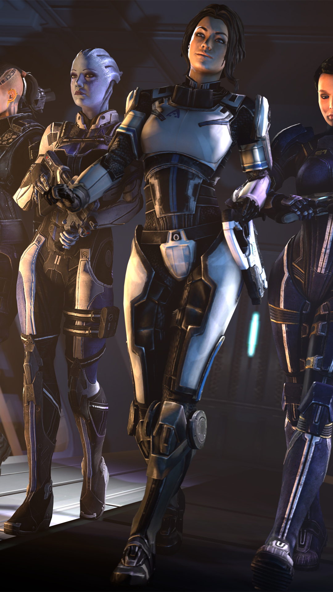 Mass Effect Mobile Wallpaper - Miranda Lawson And Ashley Williams , HD Wallpaper & Backgrounds