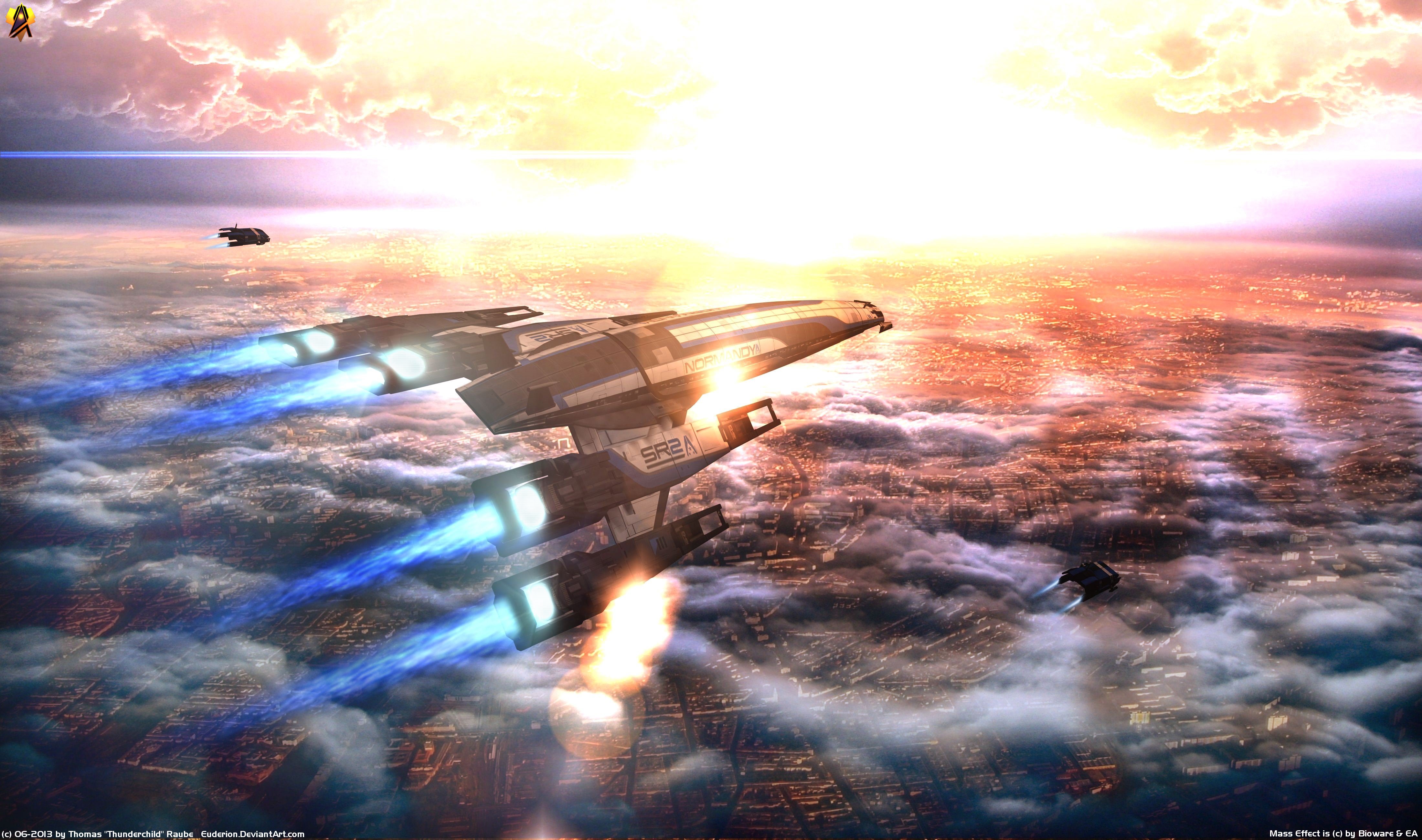 Hd Wallpaper - Mass Effect Normandy Background , HD Wallpaper & Backgrounds