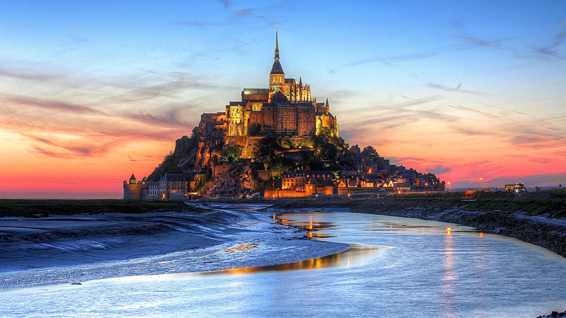 Mont Saint Michel Wallpaper Hd , HD Wallpaper & Backgrounds