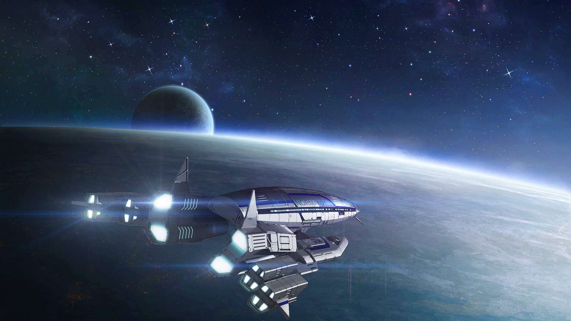 Mass Effect Hd Wallpaper - Mass Effect Normandy Sr 3 , HD Wallpaper & Backgrounds