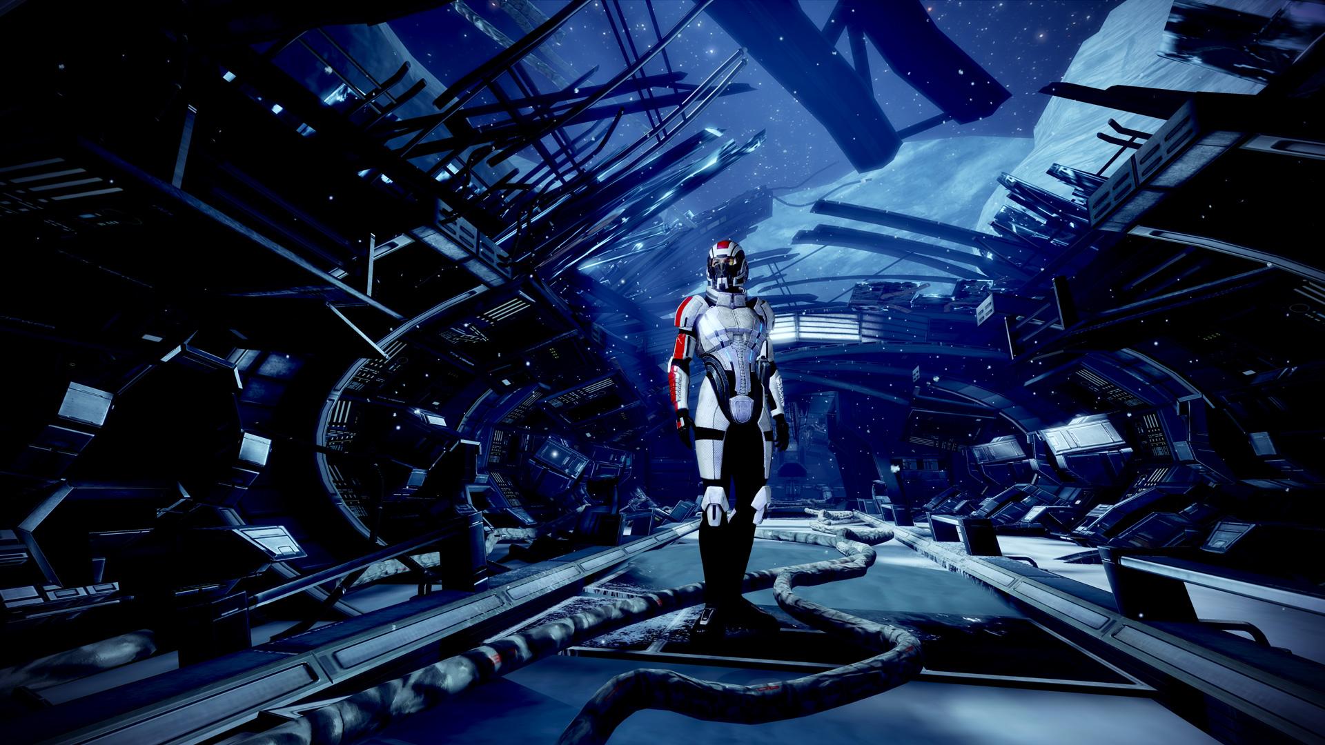 Normandy Wallpaper - Mass Effect 1 Wallpaper Normandy , HD Wallpaper & Backgrounds