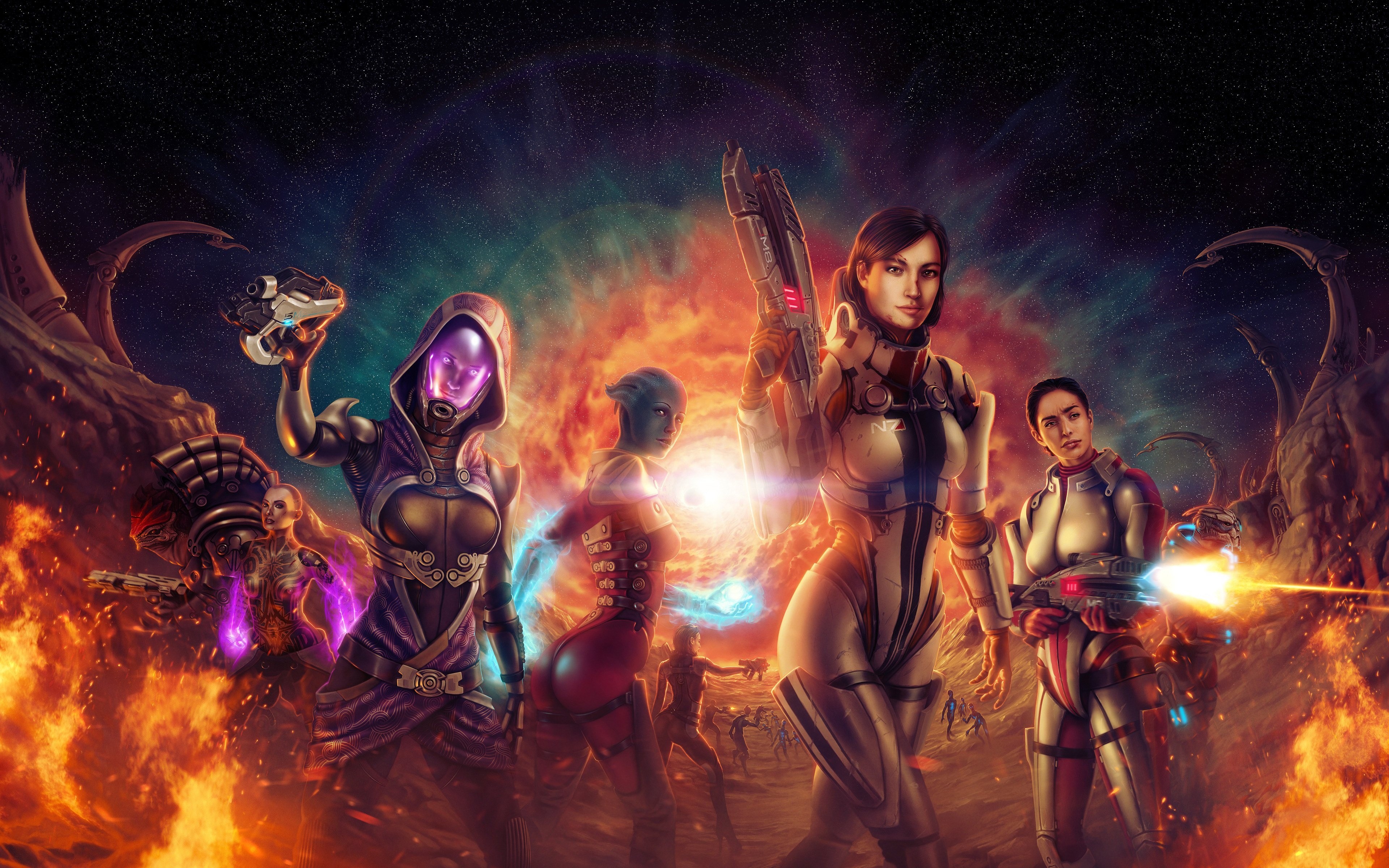 Garrus Vakarian - Mass Effect , HD Wallpaper & Backgrounds