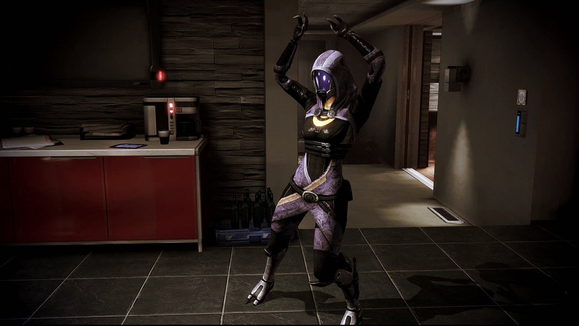 Tali Zorah Vas Normandy - Mass Effect Tali Dancing , HD Wallpaper & Backgrounds