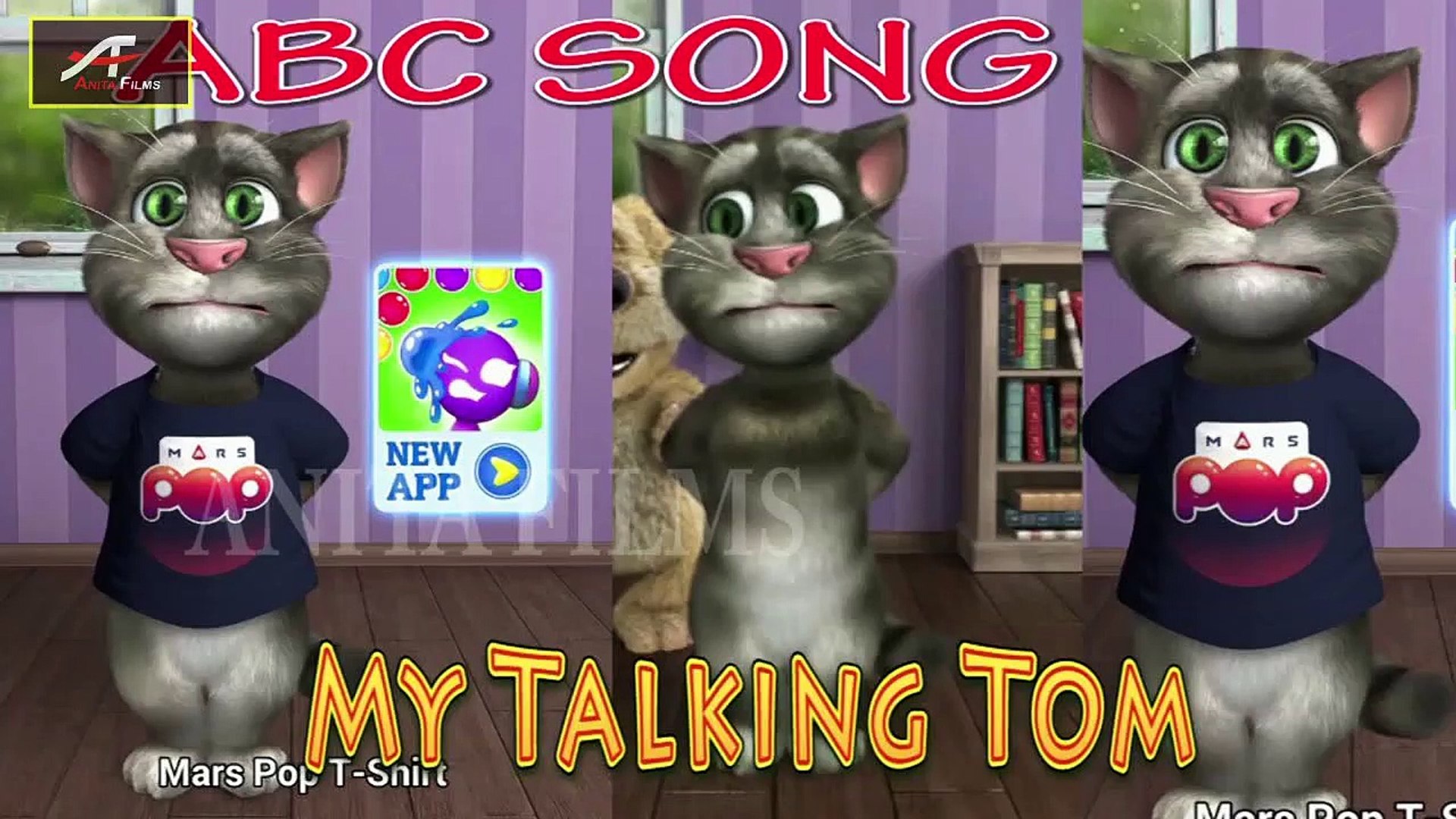 My Talking Tom & Abc Song - Talking Tom Cat 2 , HD Wallpaper & Backgrounds