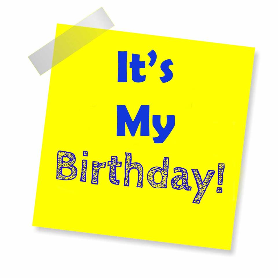 It Is My Birthday Note - Today's My Birthday Hd , HD Wallpaper & Backgrounds