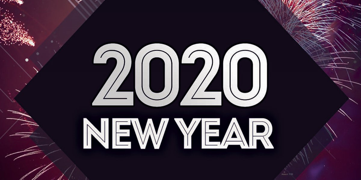 Happy New Year 2020 Images - Graphic Design , HD Wallpaper & Backgrounds