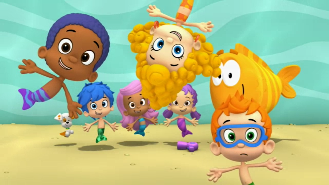 Hair84 - Bubble Guppies Good Hair Day Gil , HD Wallpaper & Backgrounds