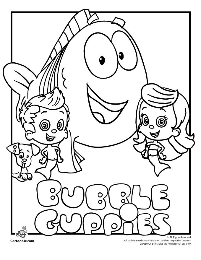 #3 Bubble Guppies Coloring Page -bubble Guppies Coloring - Colouring Pictures Bubble Guppies , HD Wallpaper & Backgrounds