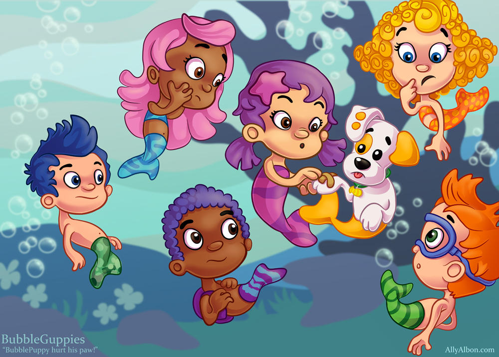 Bubble Guppies Puppy Images - Bubble Guppies Naked Molly , HD Wallpaper & Backgrounds