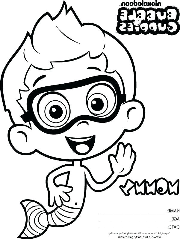 Molly Coloring Pages Bubble Guppies Coloring Page Special - Bubble Guppies Coloring Pages , HD Wallpaper & Backgrounds
