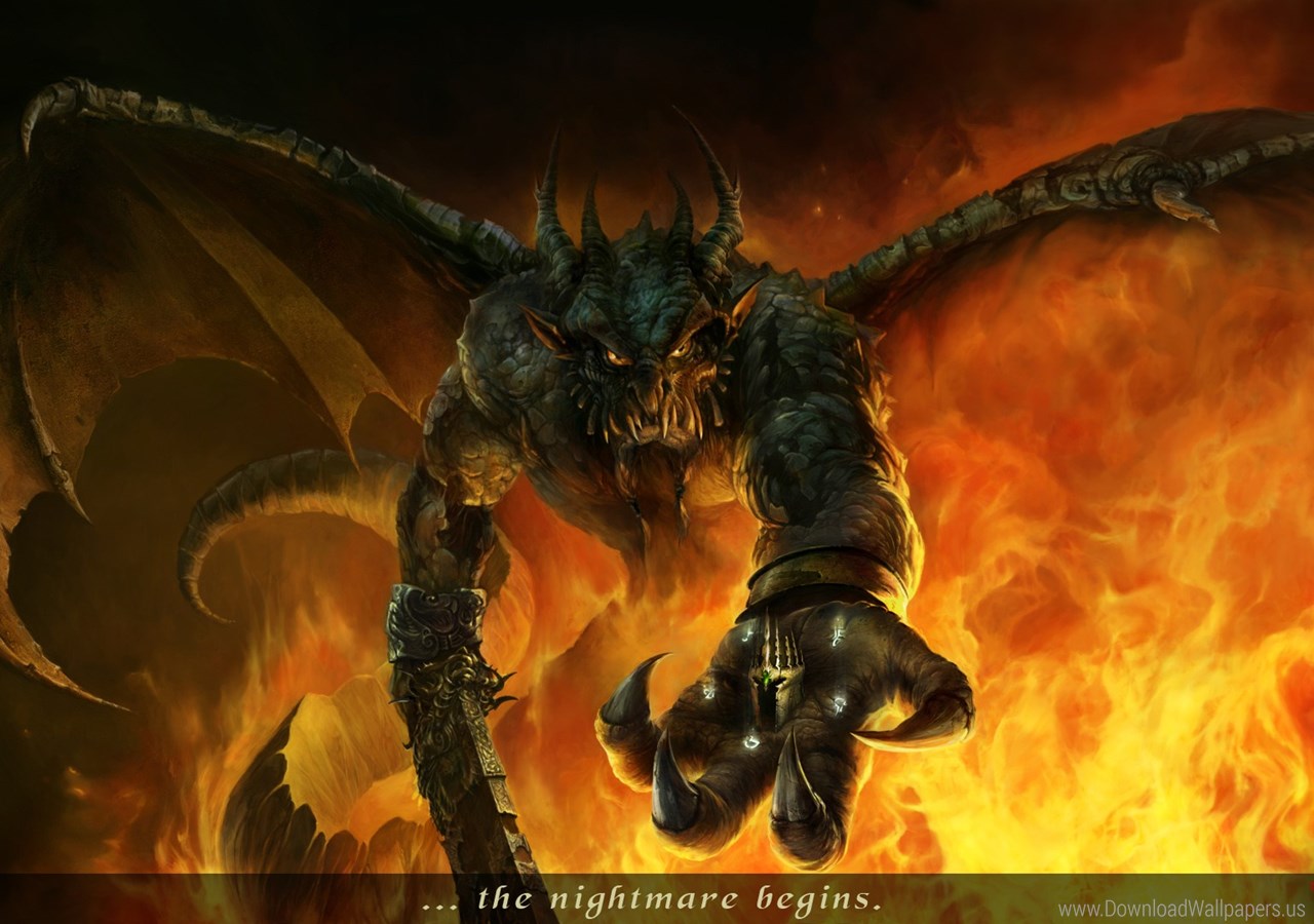 Demon Dragon , HD Wallpaper & Backgrounds