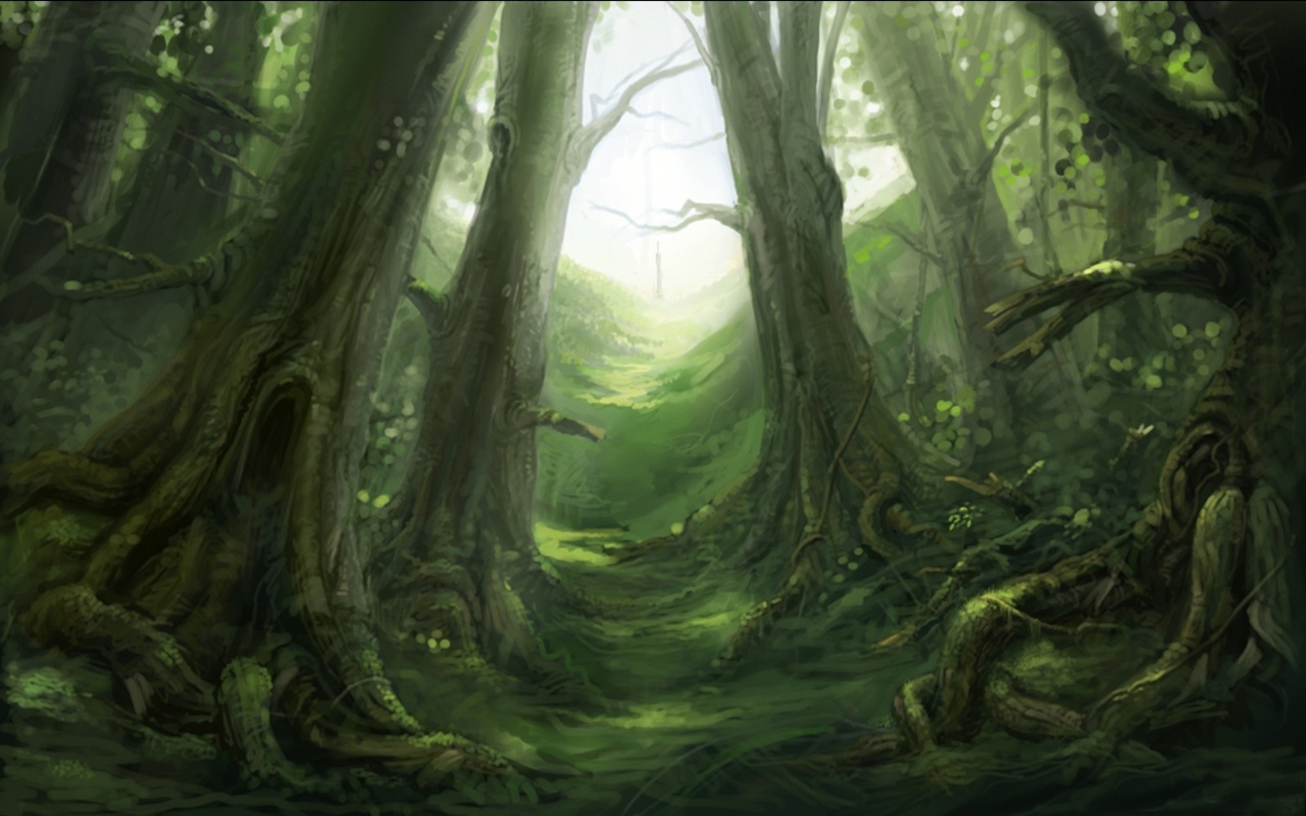 Fable Artwork Forests Video Games Wallpaper - Fable Concept Art , HD Wallpaper & Backgrounds