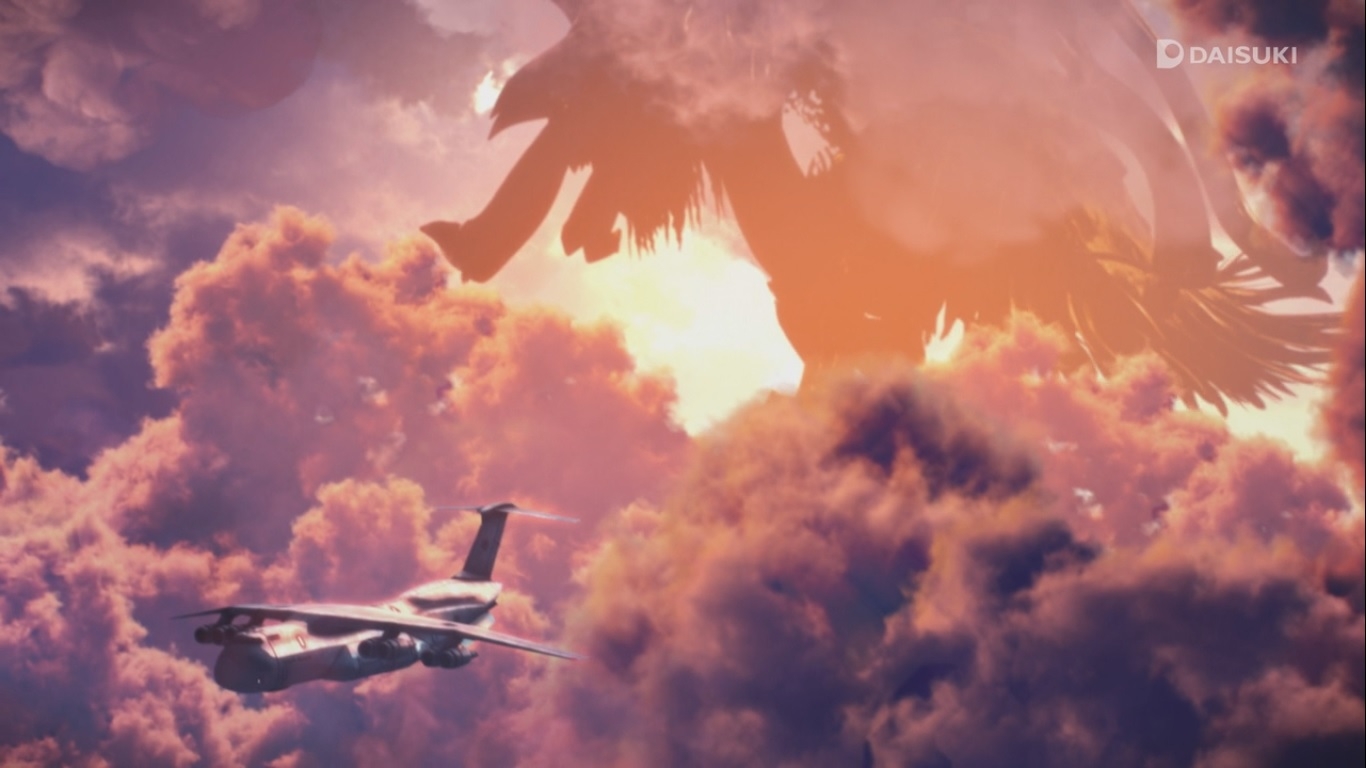 Big Aragami, Big Aragami In The Sky - God Eater Anime Ouroboros , HD Wallpaper & Backgrounds