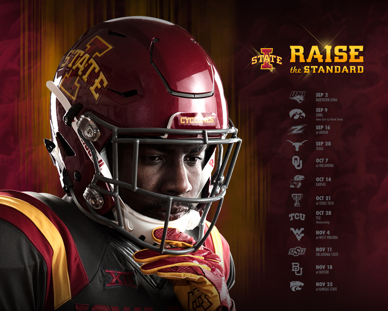 Iowa State Wallpapers - Iowa State Football , HD Wallpaper & Backgrounds