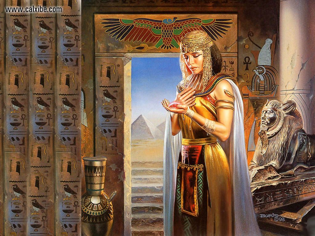 Cleopatra - Fantasy Ancient Egyptian Women , HD Wallpaper & Backgrounds