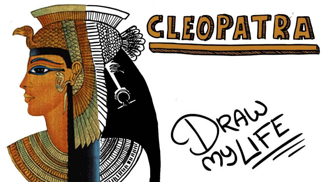 Cleopatra Clipart Cleopatra Drawing - Draw My Life Cleopatra , HD Wallpaper & Backgrounds