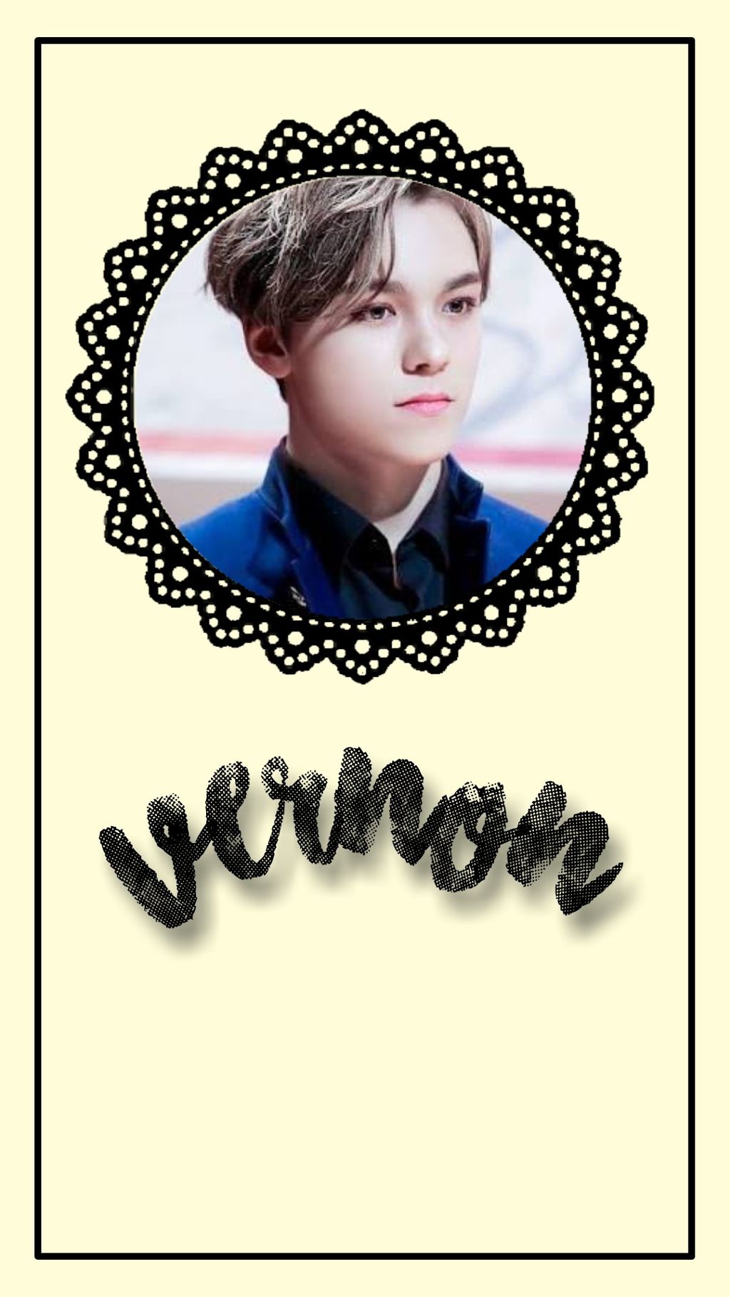 #seventeen #vernon #yellow #wallpaper - Minnie Mouse Birthday Tags , HD Wallpaper & Backgrounds