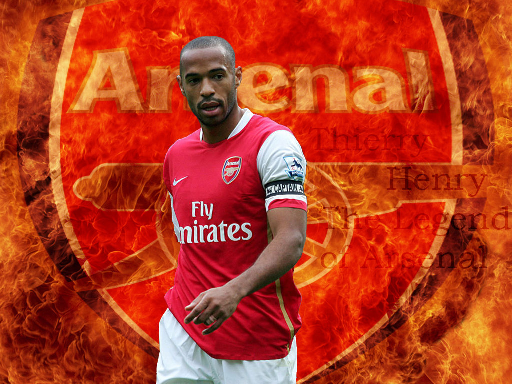 Thierry Henry Wallpaper - Arsenal Logo Thierry Henry , HD Wallpaper & Backgrounds
