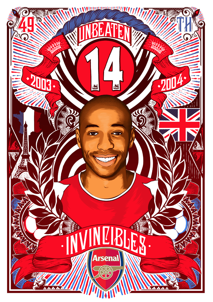 Thierry Henry Art - Arsenal Thierry Henry Posters , HD Wallpaper & Backgrounds