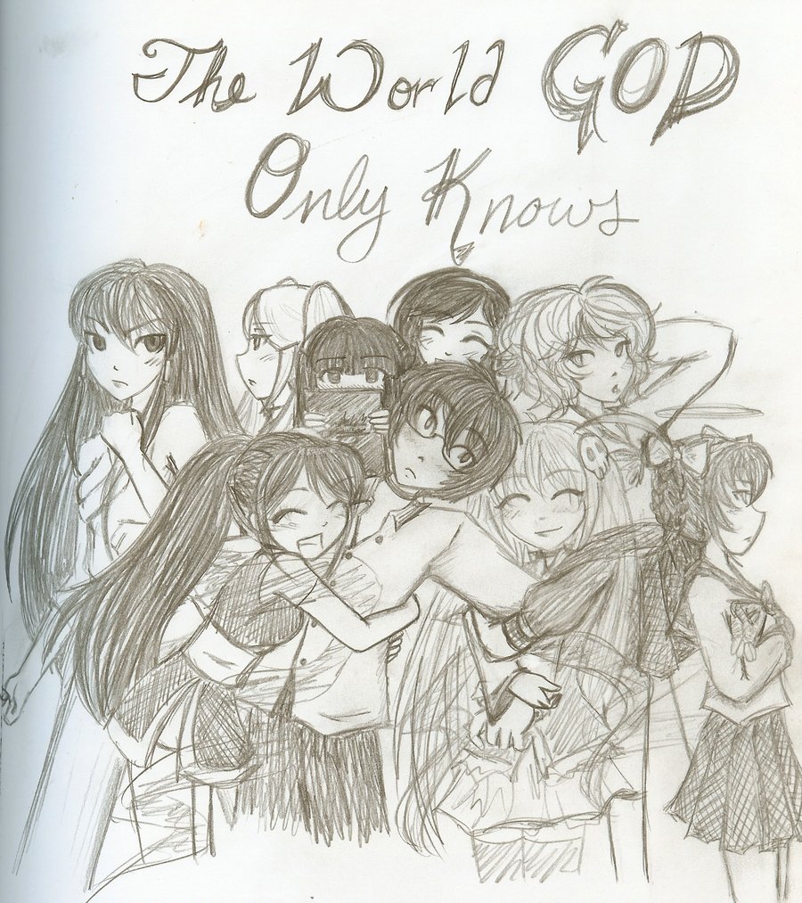 The World God Only Knows Images Keima Is So Lucky Hd - World God Only Knows Keima And Kanon , HD Wallpaper & Backgrounds
