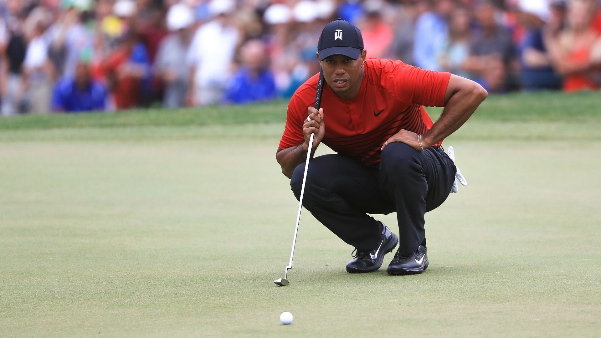 Tiger Woods, I Love You - Tiger Woods Reading Putt , HD Wallpaper & Backgrounds