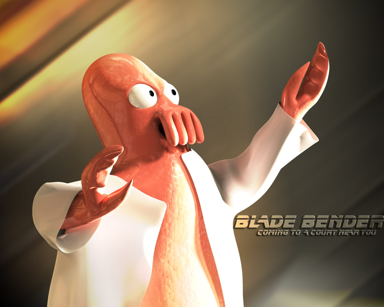 Blade Bender Zoidberg Futurama Hd, Blade Bender Coming - Zoidberg , HD Wallpaper & Backgrounds