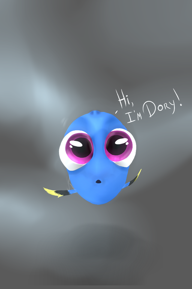Dory Iphone Wallpaper - Cute Dory , HD Wallpaper & Backgrounds
