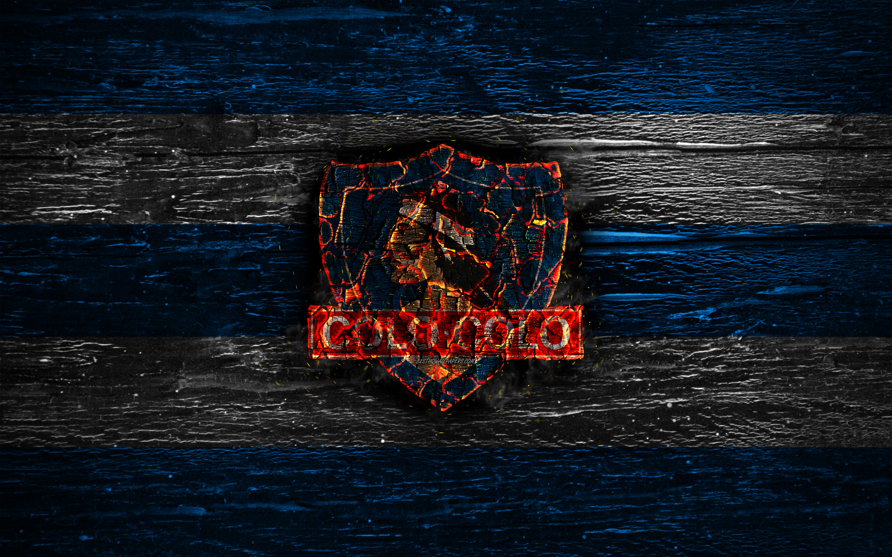 Colo Colo Fc, Fire Logo, Chile Primera Division, Blue - Fondos De Pantalla De Alianza Lima , HD Wallpaper & Backgrounds