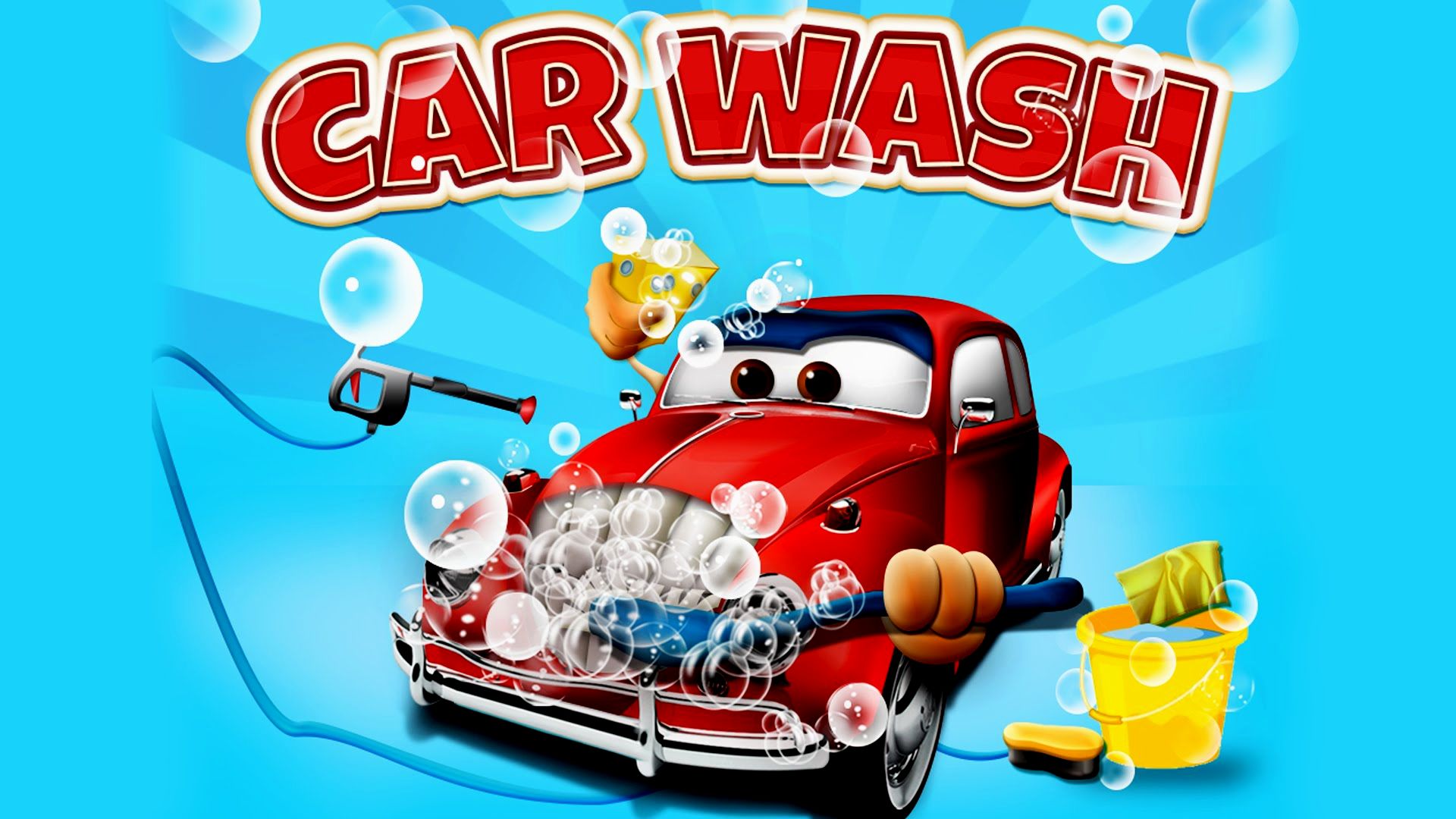 Car Wash Cartoon - Car Wash Kids , HD Wallpaper & Backgrounds