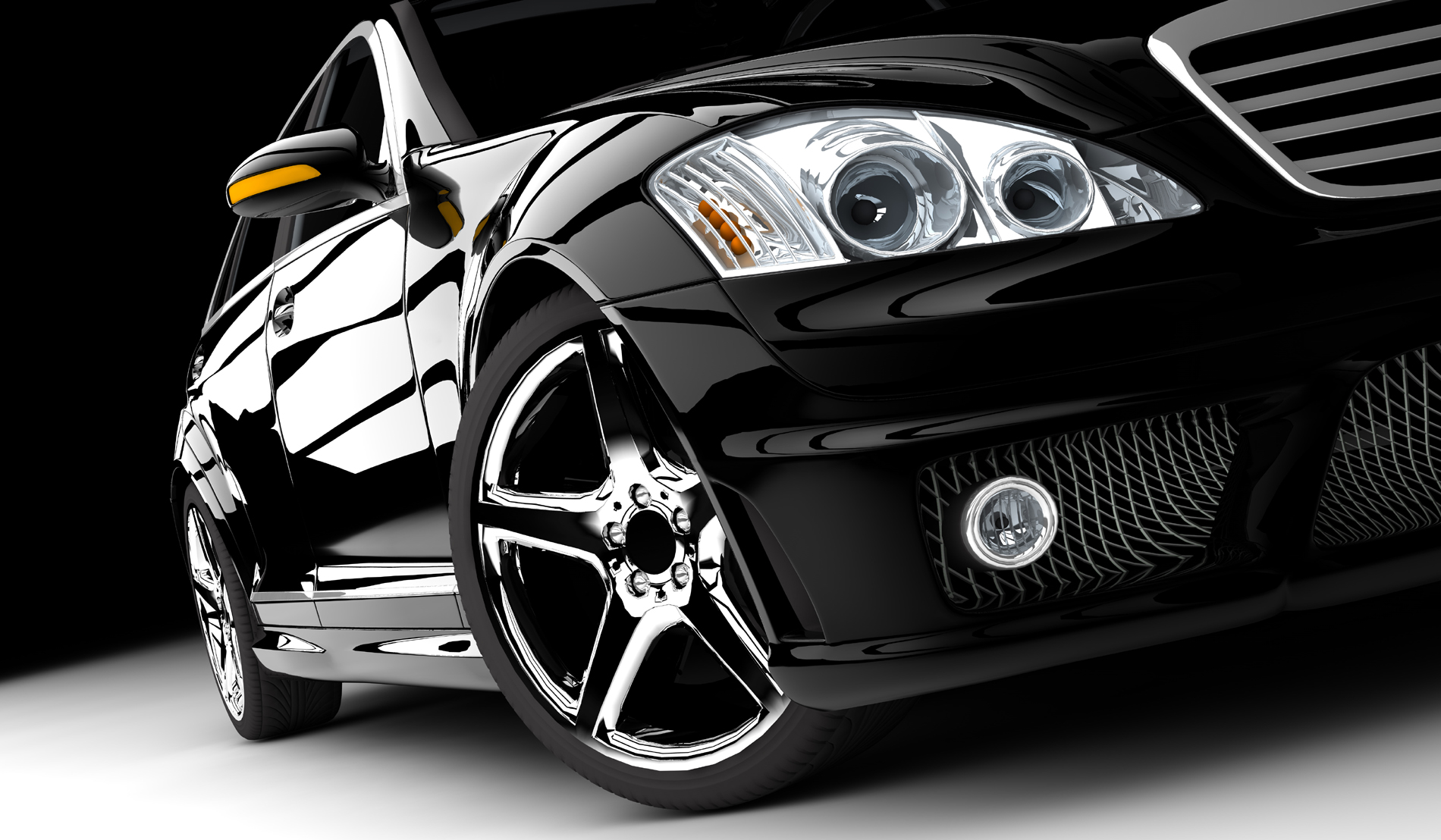 Black Premium Car Front - Auto Detail , HD Wallpaper & Backgrounds