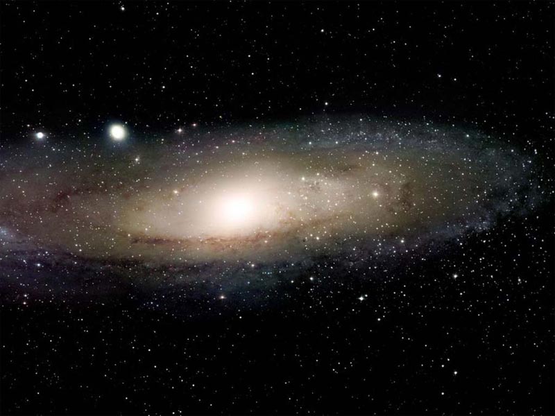 Andromeda Galaxy Wallpaper - Andromeda Galaxy Now , HD Wallpaper & Backgrounds