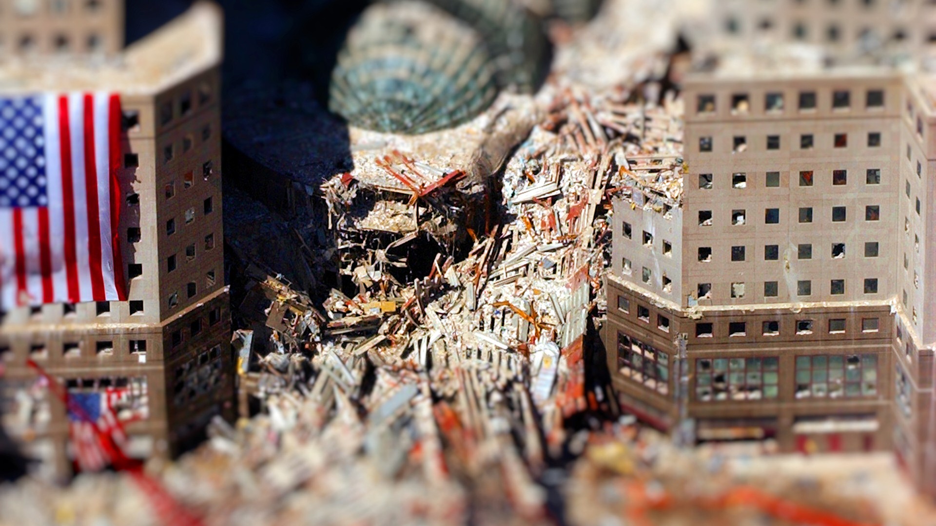 Tilt Shift Photography - World Trade Centers After Collapse , HD Wallpaper & Backgrounds