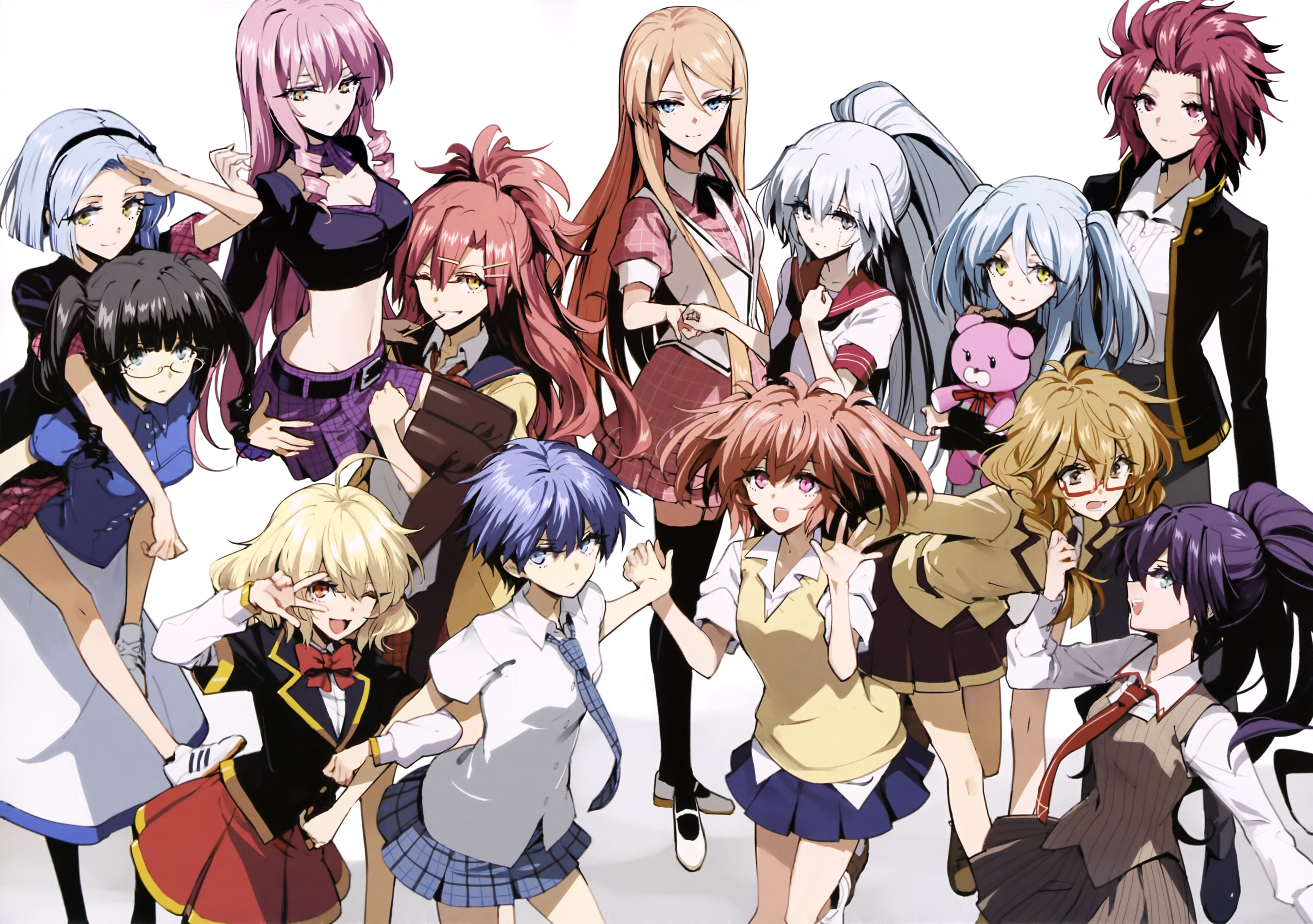 Hd Wallpaper - Akuma No Riddle Аниме , HD Wallpaper & Backgrounds