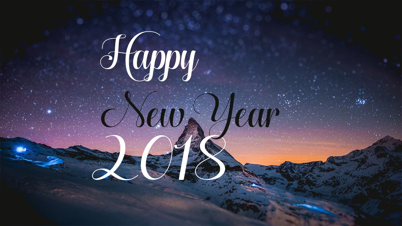 Happy New Year Greetings Images For Facebook[1] - 2018 New Year Wishes , HD Wallpaper & Backgrounds