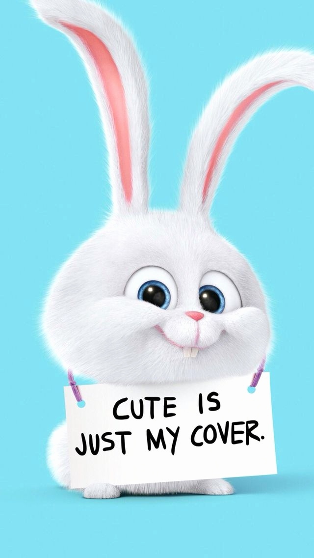 Funny Lock Screen Quotes Fresh Funny Wallpaper Iphone - Secret Life Of Pets Snowball Quotes , HD Wallpaper & Backgrounds