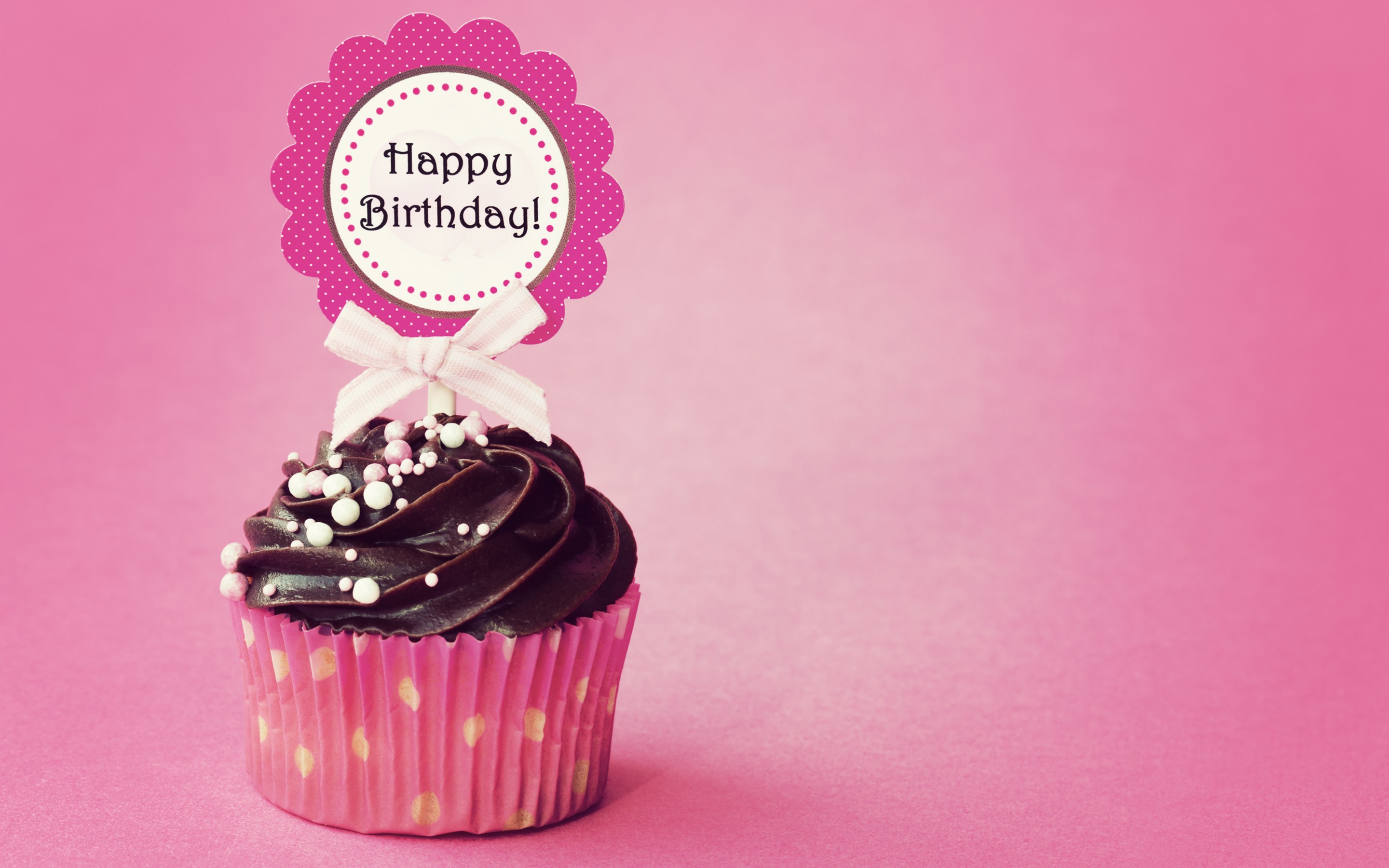 Happy B Day Cupcake , HD Wallpaper & Backgrounds