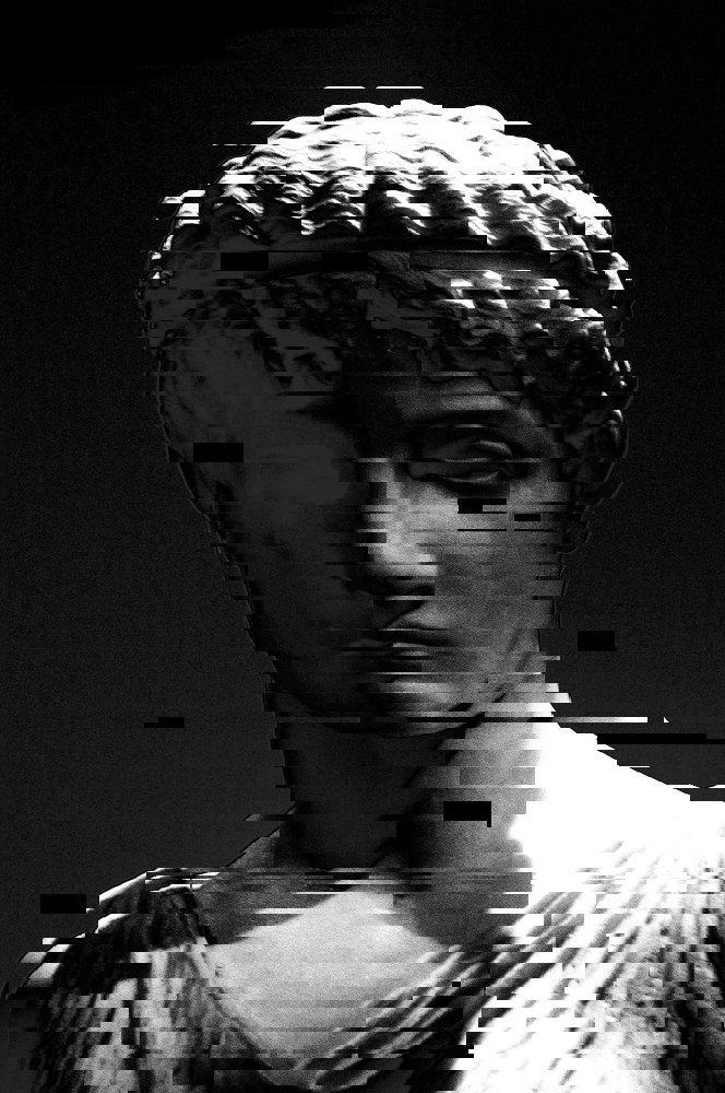Wallpaper Marmol - Glitch Statue , HD Wallpaper & Backgrounds