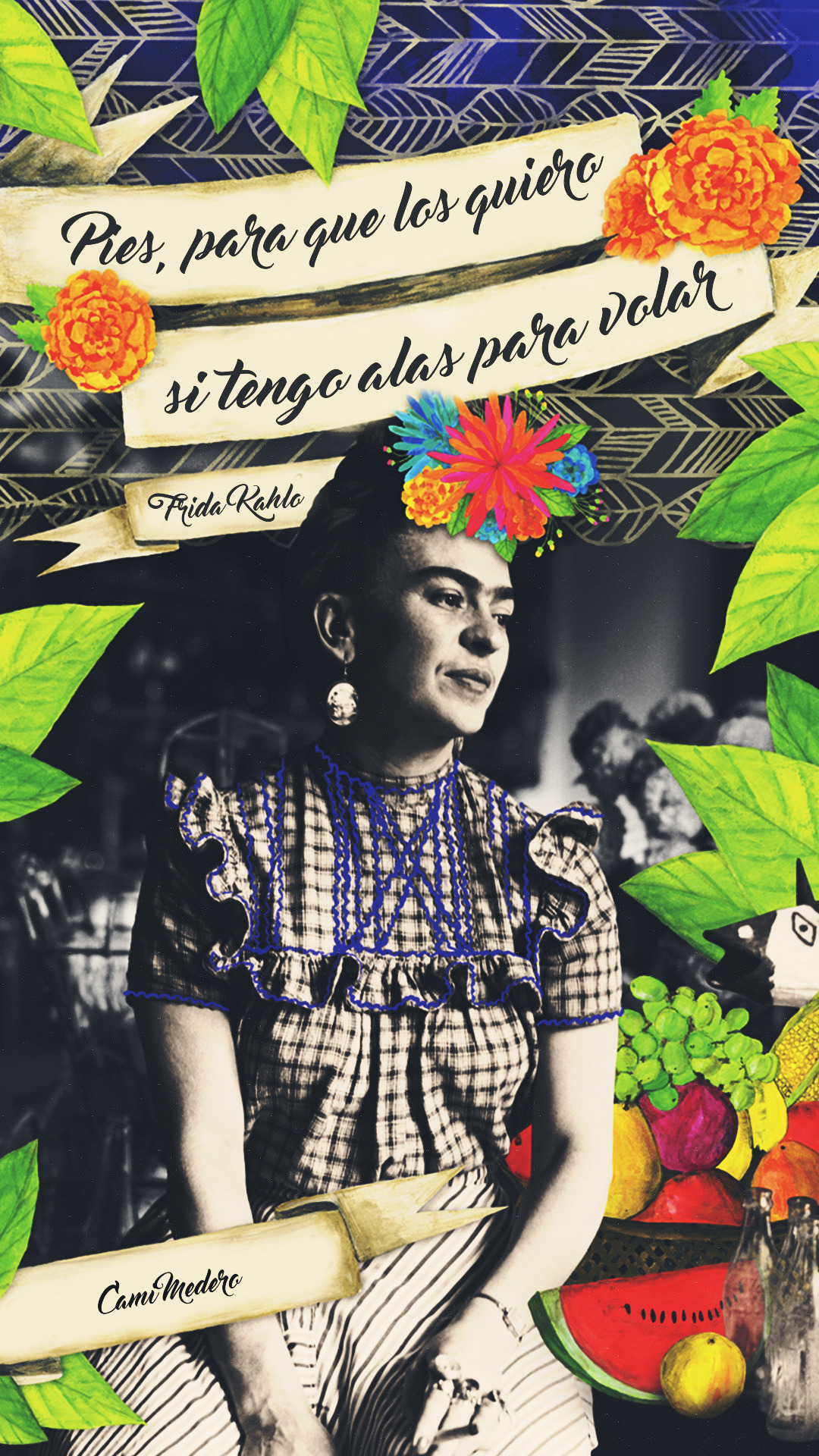 Frida Kahlo • Wallpaper Phone - Secret Book Of Frida Kahlo , HD Wallpaper & Backgrounds